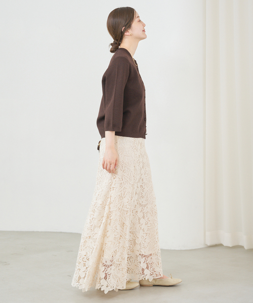 フラワーレース フレアスカート（スカート）｜IENA（イエナ）の