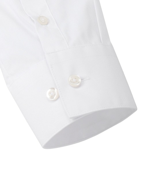 TOKYO SHIRTS(トウキョウシャツ)の「形態安定ノンアイロン レギュラー 長袖ビジネスワイシャツ(ビジネスシャツ・レディース・ホワイト・L/M/S/XS/XL/LL)」の4枚目の写真