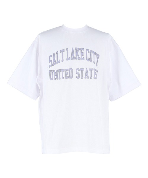 coca(coca)(コカ)の「【WEB限定セール】アーチロゴプリントTシャツ(Tシャツ/カットソー・メンズ・ホワイト/グレー・XL/M/L)」の17枚目の写真