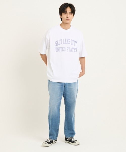 coca(coca)(コカ)の「【WEB限定セール】アーチロゴプリントTシャツ(Tシャツ/カットソー・メンズ・ホワイト/グレー・XL/M/L)」の3枚目の写真