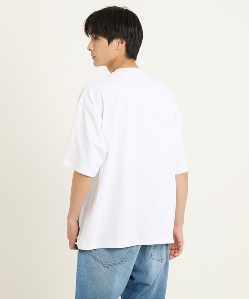 coca(coca)(コカ)の「【WEB限定セール】アーチロゴプリントTシャツ(Tシャツ/カットソー・メンズ・ホワイト/グレー・XL/M/L)」の6枚目の写真