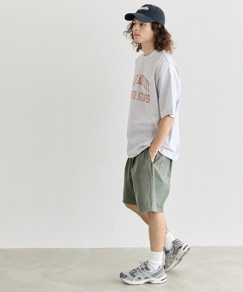 coca(coca)(コカ)の「【WEB限定セール】アーチロゴプリントTシャツ(Tシャツ/カットソー・メンズ・ホワイト/グレー・XL/M/L)」の8枚目の写真