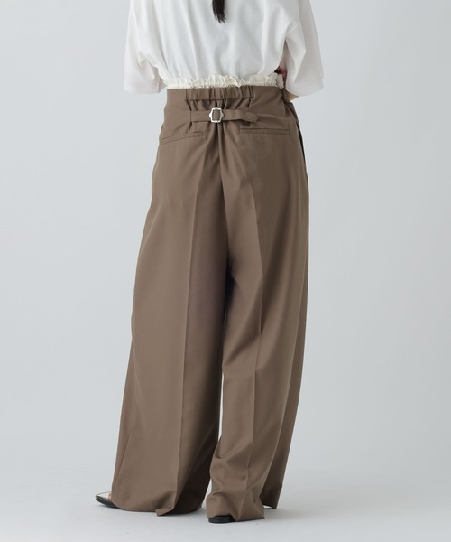 LEPSIM（レプシィム）の「フリルサス付きパンツ　575319（その他パンツ・レディース・ブラウン/チャコールグレー/ブラック・FREE）」の18枚目の写真