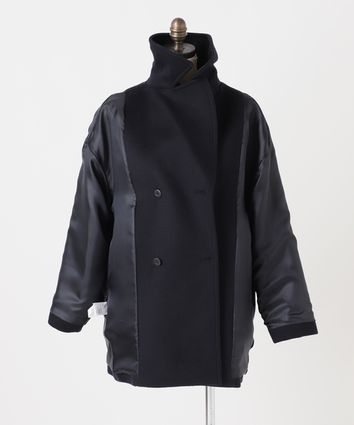 定価6.4万 22AW ティッカ ショートピーコート ゆったり ブラック アプトマガジン | セレクトショップ・アプトのブログマガジン