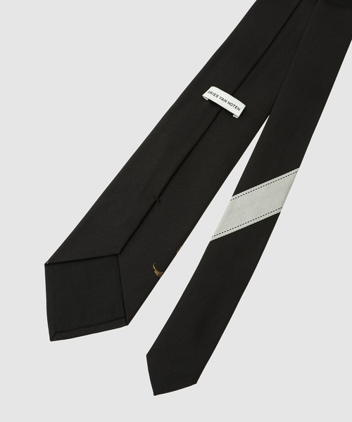 ドリスヴァンノッテン DRIES VAN NOTEN 幾何柄 ネクタイ スーツ メンズ