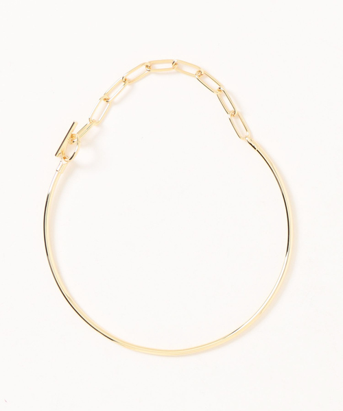 qualite（カリテ）の「バックチェーンチョーカー/2WAY（ネックレス・レディース・ゴールド/シルバー・フリー）」の2枚目の写真