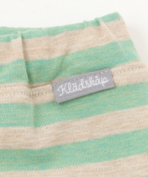 kladskap（クレードスコープ）の「クマ長袖Tシャツ×ボーダーパンツセット（ロンパース・キッズ・サックスブルー/アイボリー・80ｃｍ/90cm）」の11枚目の写真