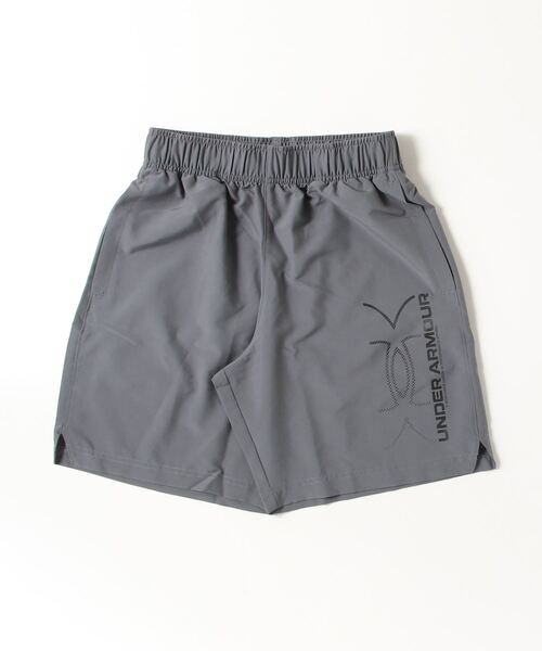 UNDER ARMOUR（アンダーアーマー）の「【別注】アンダーアーマー  UAウーブン ロゴ グラフィック ショーツ 限定コラボ（その他パンツ・メンズ・ブラック/グレー・S/M/L/LL/3L）」の12枚目の写真
