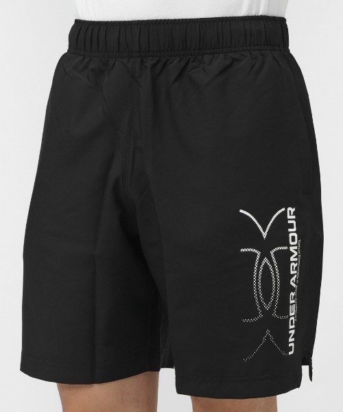UNDER ARMOUR（アンダーアーマー）の「【別注】アンダーアーマー  UAウーブン ロゴ グラフィック ショーツ 限定コラボ（その他パンツ・メンズ・ブラック/グレー・S/M/L/LL/3L）」の8枚目の写真
