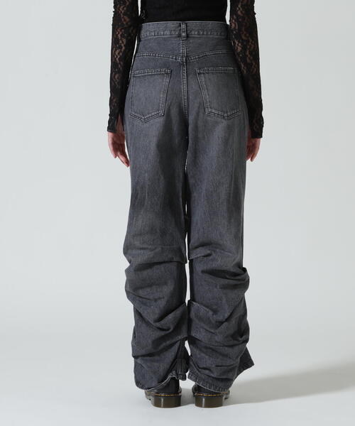 ROYAL FLASH（ロイヤルフラッシュ）の「MITSUKI/ミツキ/DENIM CUT-OUT PANTS（デニムパンツ・レディース・ブルー/ブラック・M/S）」の14枚目の写真