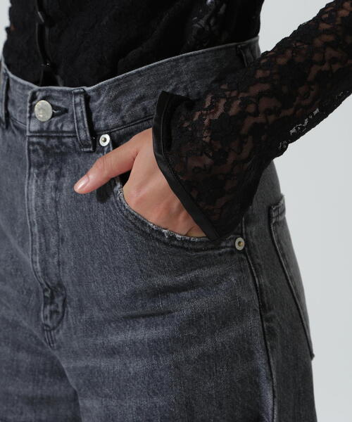 ROYAL FLASH（ロイヤルフラッシュ）の「MITSUKI/ミツキ/DENIM CUT-OUT PANTS（デニムパンツ・レディース・ブルー/ブラック・M/S）」の16枚目の写真