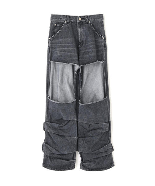 ROYAL FLASH（ロイヤルフラッシュ）の「MITSUKI/ミツキ/DENIM CUT-OUT PANTS（デニムパンツ・レディース・ブルー/ブラック・M/S）」の21枚目の写真