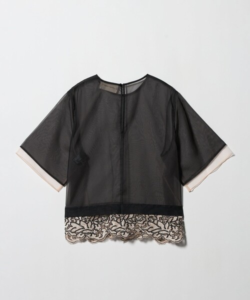 セール】＜AEWEN MATOPH＞チュールレースレイヤードブラウス（シャツ