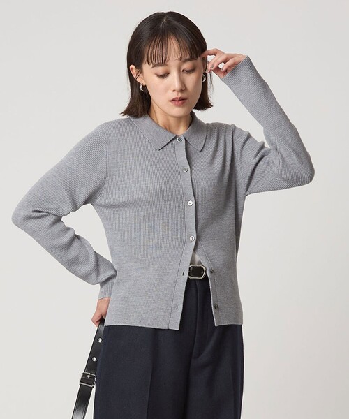 ウール エリツキ ニット カーディガン ウォッシャブル（カーディガン