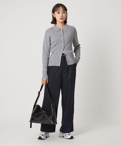 セール】ウール エリツキ ニット カーディガン ウォッシャブル