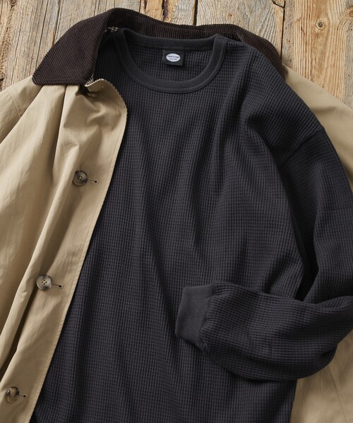 セール】限定展開 ビッグシルエット ロングスリーブ ワッフル サーマル