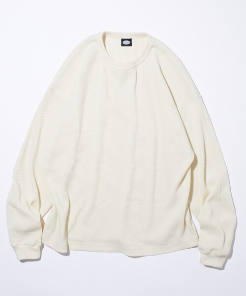 限定展開 ビッグシルエット ロングスリーブ ワッフル サーマル L/S T