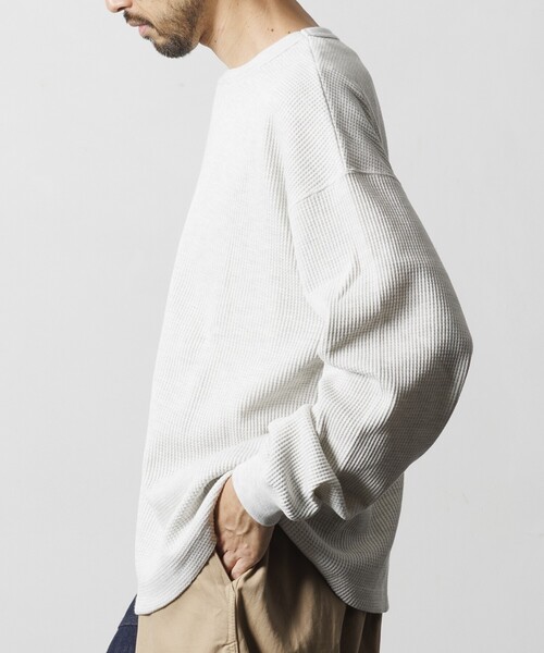 セール】限定展開 ビッグシルエット ロングスリーブ ワッフル サーマル