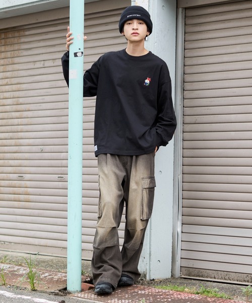 VISION STREET WEAR(ヴィジョンストリートウェア)の「∴WEGO/VISION別注ベアワンポイントT(Tシャツ/カットソー・メンズ・ホワイト/ブラック・MEDIUM/LARGE)」の5枚目の写真