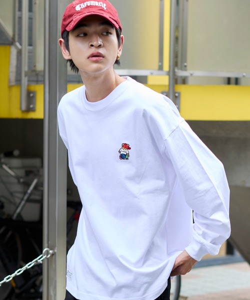 VISION STREET WEAR(ヴィジョンストリートウェア)の「∴WEGO/VISION別注ベアワンポイントT(Tシャツ/カットソー・メンズ・ホワイト/ブラック・MEDIUM/LARGE)」の9枚目の写真