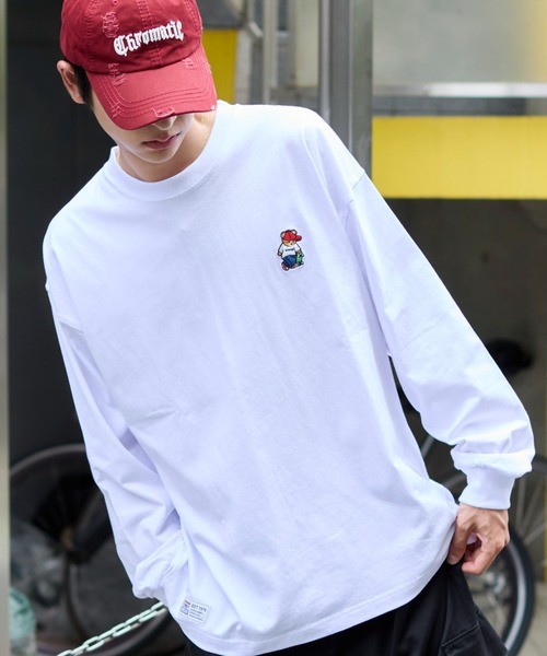 VISION STREET WEAR(ヴィジョンストリートウェア)の「∴WEGO/VISION別注ベアワンポイントT(Tシャツ/カットソー・メンズ・ホワイト/ブラック・MEDIUM/LARGE)」の12枚目の写真