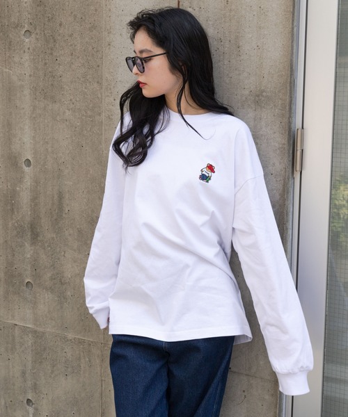 VISION STREET WEAR(ヴィジョンストリートウェア)の「∴WEGO/VISION別注ベアワンポイントT(Tシャツ/カットソー・メンズ・ホワイト/ブラック・MEDIUM/LARGE)」の14枚目の写真