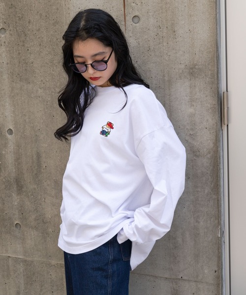 VISION STREET WEAR(ヴィジョンストリートウェア)の「∴WEGO/VISION別注ベアワンポイントT(Tシャツ/カットソー・メンズ・ホワイト/ブラック・MEDIUM/LARGE)」の15枚目の写真