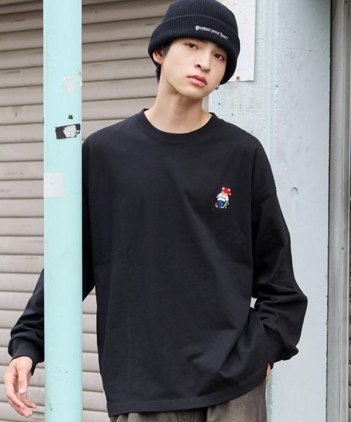 VISION STREET WEAR(ヴィジョンストリートウェア)の「∴WEGO/VISION別注ベアワンポイントT(Tシャツ/カットソー・メンズ・ホワイト/ブラック・MEDIUM/LARGE)」の17枚目の写真