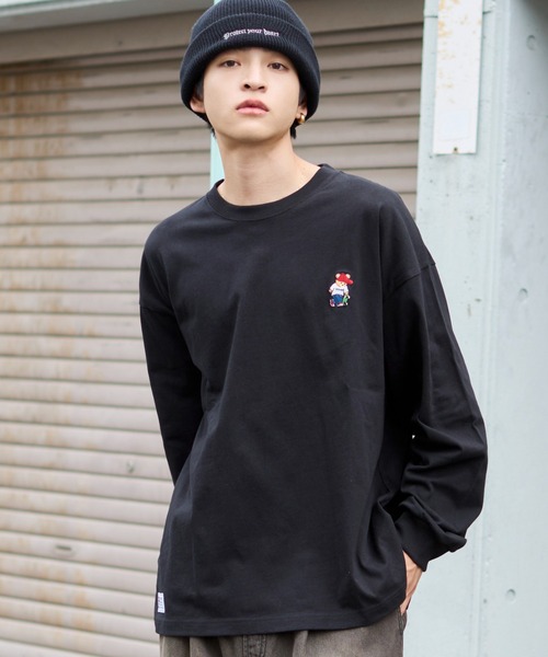 VISION STREET WEAR(ヴィジョンストリートウェア)の「∴WEGO/VISION別注ベアワンポイントT(Tシャツ/カットソー・メンズ・ホワイト/ブラック・MEDIUM/LARGE)」の19枚目の写真