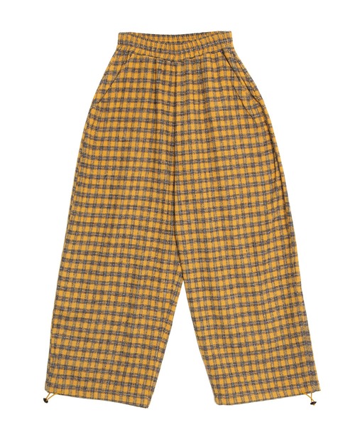 チェックワイドイージーパンツ（その他パンツ）｜PUNYUS（プニュズ）の