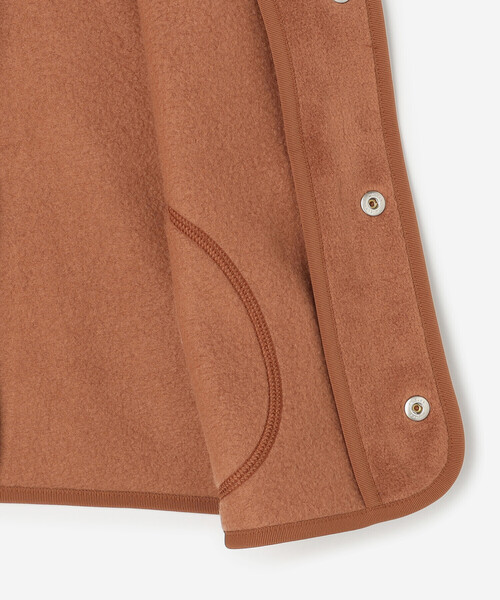 DANTON/ダントン フリースカラーレスベスト WOMEN オレンジ38 DANTON