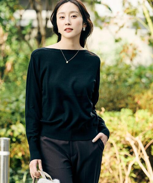 セール】【アンサンブル可/洗える】シルクウールカシミヤ ドルマン