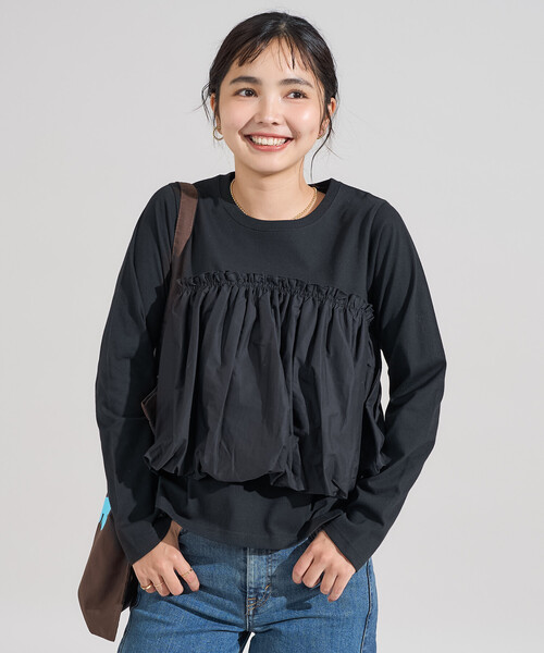 ドッキングバルーンTシャツ Docking Balloon Hem T-shirt