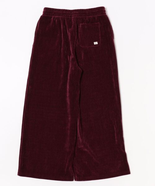 BILLABONG(ビラボン)の「【BILLABONG/ビラボン】24AW WIDE LONG PANTS/ランダムニットコールワイドパンツ(スウェットパンツ・レディース・レッドパープル/ブラック/ホワイト・LARGE/MEDIUM)」の4枚目の写真