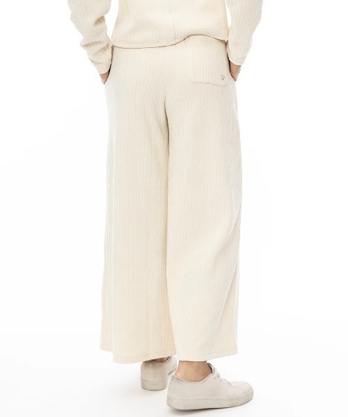 BILLABONG(ビラボン)の「【BILLABONG/ビラボン】24AW WIDE LONG PANTS/ランダムニットコールワイドパンツ(スウェットパンツ・レディース・レッドパープル/ブラック/ホワイト・LARGE/MEDIUM)」の6枚目の写真