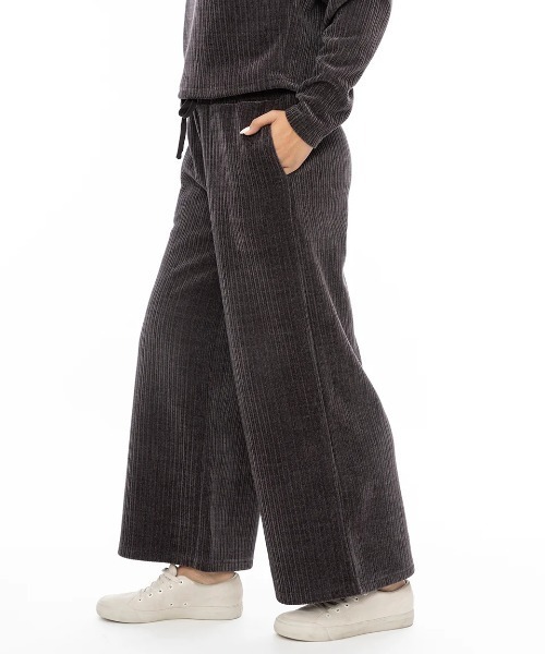 BILLABONG(ビラボン)の「【BILLABONG/ビラボン】24AW WIDE LONG PANTS/ランダムニットコールワイドパンツ(スウェットパンツ・レディース・レッドパープル/ブラック/ホワイト・LARGE/MEDIUM)」の8枚目の写真