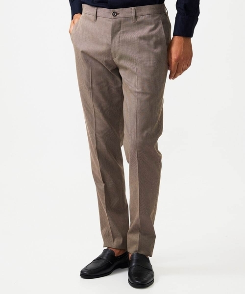 MICHEL KLEIN HOMME (ミッシェルクランオム)の「【セットアップ】ピンヘッドスラックスパンツ(デニムパンツ・メンズ・ブラック/ブラウン・MEDIUM/LARGE/X-LARGE)」の2枚目の写真
