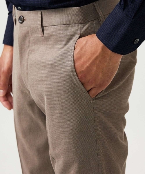 MICHEL KLEIN HOMME (ミッシェルクランオム)の「【セットアップ】ピンヘッドスラックスパンツ(デニムパンツ・メンズ・ブラック/ブラウン・MEDIUM/LARGE/X-LARGE)」の4枚目の写真