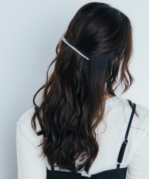 Shelly island（シェリーアイランド）の「メタルバレッタ（バレッタ/ヘアクリップ・レディース・シルバー/ゴールド・FREE）」の2枚目の写真