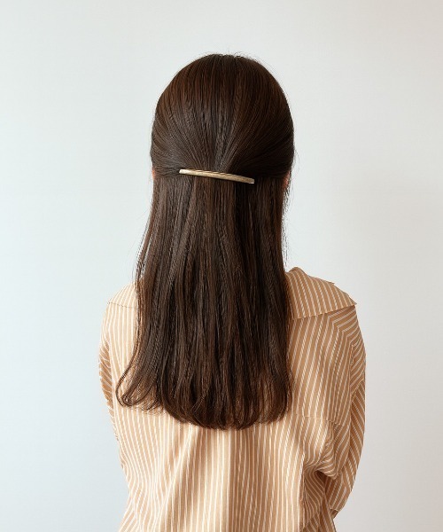 Shelly island（シェリーアイランド）の「メタルバレッタ（バレッタ/ヘアクリップ・レディース・シルバー/ゴールド・FREE）」の7枚目の写真