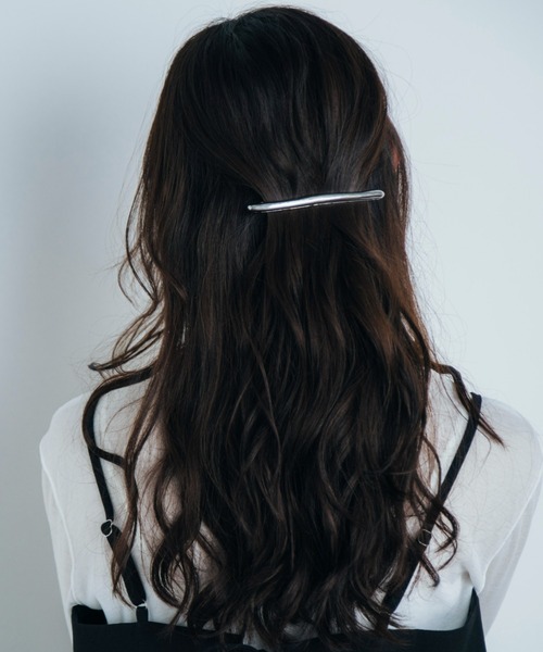 Shelly island（シェリーアイランド）の「メタルバレッタ（バレッタ/ヘアクリップ・レディース・シルバー/ゴールド・FREE）」の4枚目の写真