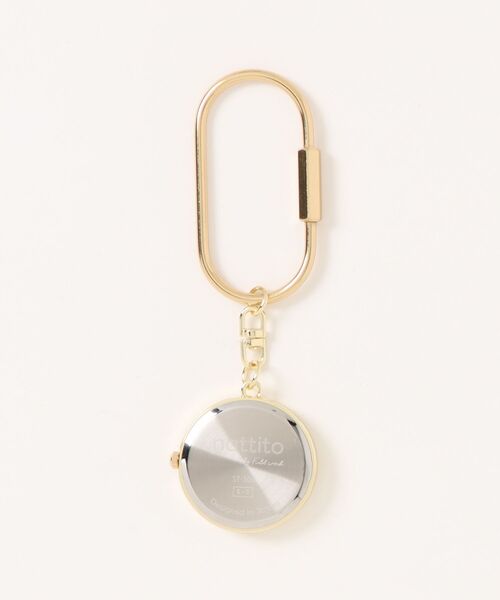nattito(ナティート)の「〈nattito/ナティート〉Carabiner Watch/カラビナ ウォッチ クルカラ ST309(アナログ腕時計・レディース・ホワイト/グリーン/ブラック・35)」の4枚目の写真