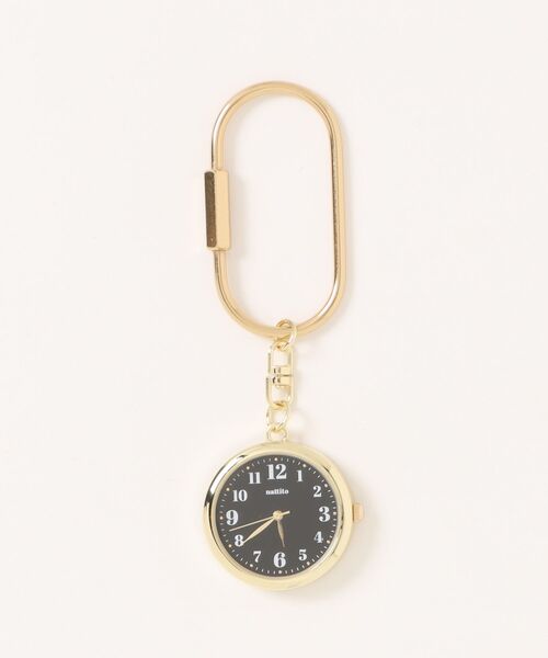 nattito(ナティート)の「〈nattito/ナティート〉Carabiner Watch/カラビナ ウォッチ クルカラ ST309(アナログ腕時計・レディース・ホワイト/グリーン/ブラック・35)」の9枚目の写真