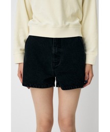 MOUSSY/マウジー★ショートパンツ 新品【ヴィンテージ】BLACK 黒 MOUSSY（マウジー）の「HW CUT OFF ショートパンツ（デニム