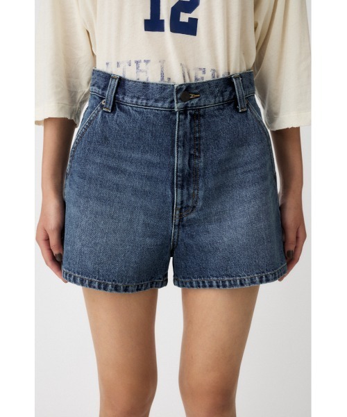 MOUSSY BEP HEART DENIM ショーツ　デニム　size1 MOUSSY BEP HEART DENIM ショーツ デニム - メルカリ