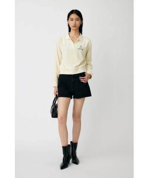 MOUSSY(マウジー)の「MICRO DENIM ショーツ(デニムパンツ・レディース・ブルー/ブラック・1/2)」の16枚目の写真