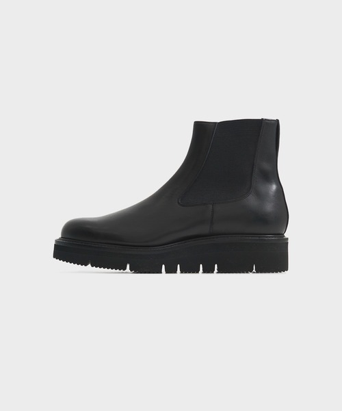 foot the coacher（フットザコーチャー）の「【foot the coacher / フットザコーチャー】BRITISH SIDEGORE（ブーツ・メンズ・ブラック・7h/8h/9h）」の2枚目の写真