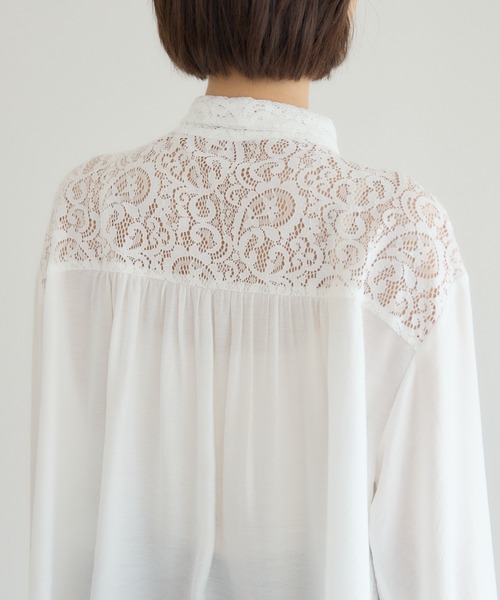 KATHARINE ROSS（キャサリンロス）の「【KATHARINE ROSS】ペイズリータイブラウス（シャツ/ブラウス・レディース・ブラック/アイボリー・MEDIUM）」の22枚目の写真