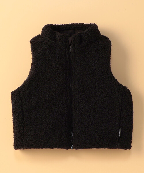 COMME CA ISM（コムサイズム）の「【リバーシブル】中綿ベスト(ベビーサイズ)（ベスト・キッズ・キャメル/ブラック・80-90cm）」の5枚目の写真