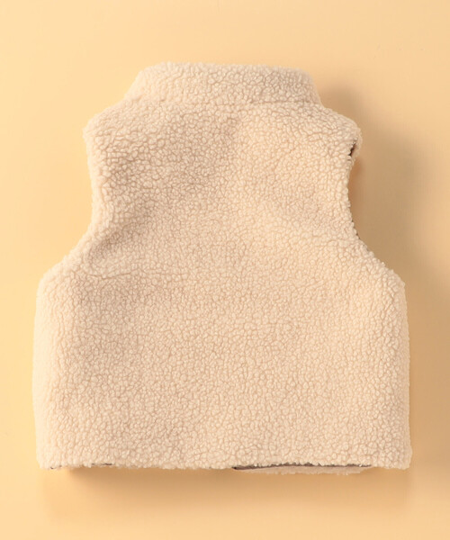 COMME CA ISM（コムサイズム）の「【リバーシブル】中綿ベスト(ベビーサイズ)（ベスト・キッズ・キャメル/ブラック・80-90cm）」の6枚目の写真